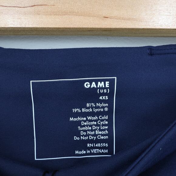 Universal Standard Knockout Active Bike Shorts Navy Blue 4XS 0/00 NWT - Picture 5 of 6